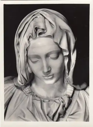 MICHELANGOLO, la Pietà, particolare, Museo di Scultura, Citta' del Vaticano ngl F3556