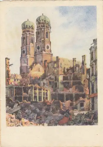 München 1945, Frauenkirche und Färbergraben ngl F1437