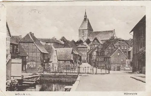 Mölln i.L., Mühlenplatz gl1922 F8013