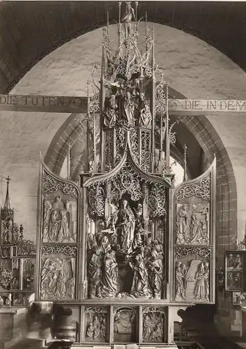 Creglingen - Herrgottskirche - Marienaltar ngl F2204