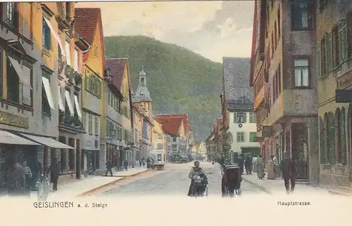 Fünftälerstadt Geislingen (Steige), Hauptstrasse ngl F1823