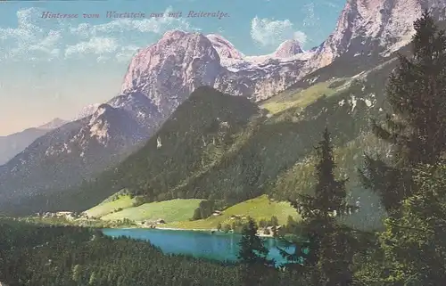 Hintersee vom Wartstein aus mit Reiteralpe ngl F3611