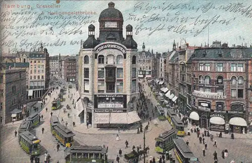 Hamburg, Graskeller, Straßenbahn-Treff gl1907 F5404