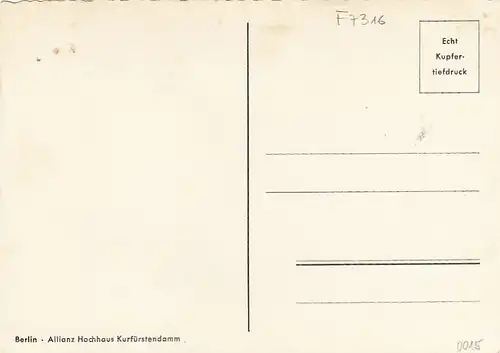 Berlin, Allianz Hochhaus Kurfürstendamm ngl F7316