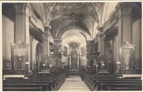 Erzabtei Beuron im Donautal, Inneres der Kirche gl1935 F3607