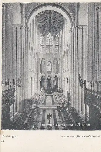 Norwich Cathedral Interior ngl F4640
