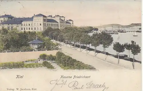 Kiel, Kaserne Friedrichsort glum 1900? F7391