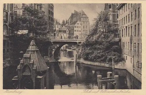 Hamburg, Blick auf Ellernsthorbrücke ngl F5474