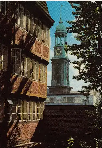 Hamburg, Blick von der Töpferstiftung auf die St.Michaelskirche ngl F5484
