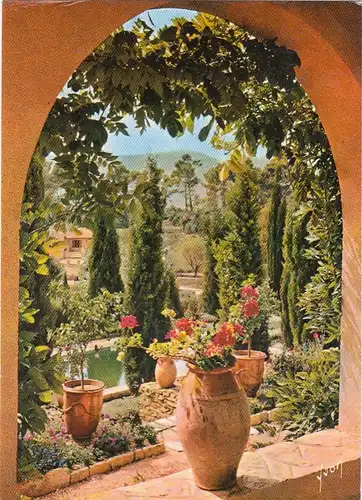 La Côte d'Azur, Jardin provencal gl1984 F4269