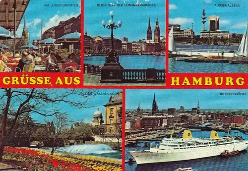 Hamburg, Mehrbildkarte gl1982 F3745