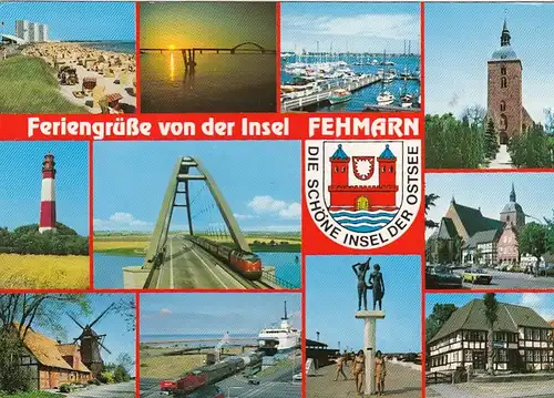 Insel Fehmarn, Mehrbildkarte gl1996 F8160