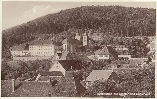 Plankstetten, Opf., mit Kloster und Schulhaus gl1933 F3758