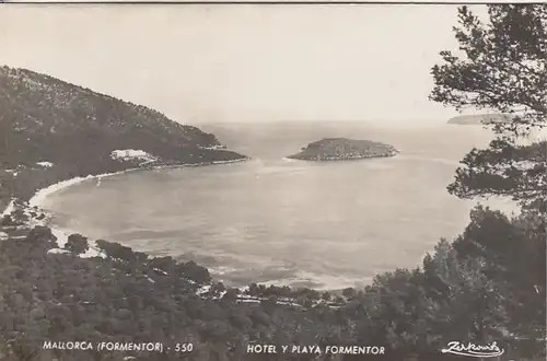 Mallorca, Formentor, Hotel y Playa Formentor ngl F1950