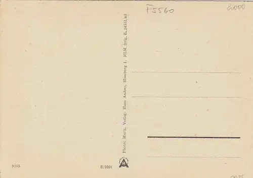 Hamburg, Außenalster und Stadt ngl F5560