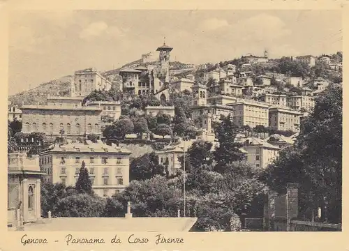 Genova, Panorama da Cproso Firenze ngl F4355