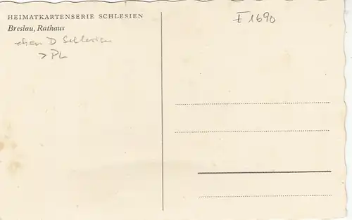 Breslau, Rathaus ngl F1690