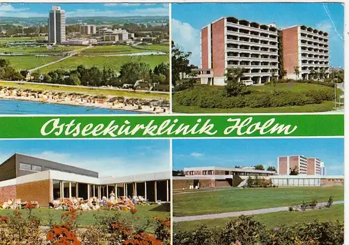 Schönberg, Ostseekurklinik Holm, Mehrbildkarte gl1982 F7557