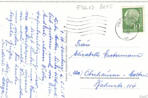 Hamburg, St.Pauli Landungsbrücken und Hafen gl1958 F5617