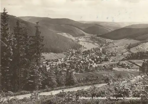 Manebach, Thür., Blick vom Goethepfad gl1969 F4816