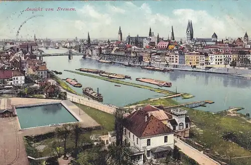 Bremen, Ansicht gl1912 F8295