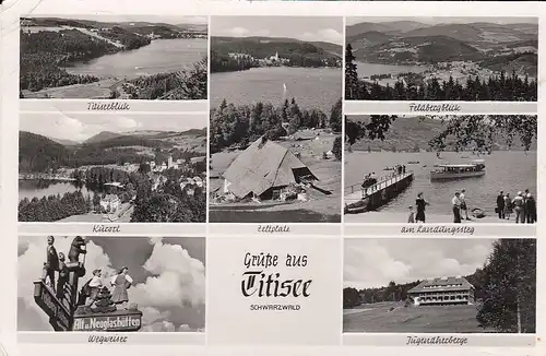 Titisee, Schwarzwald, Mehrbildkarte gl1952? F2523