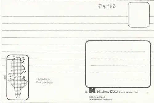 Tunesien, Tabarka, Vue générale ngl F4462