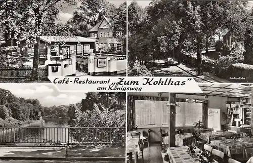 Café-Restaurant "zum Kohlhaas" am Königswe (Berlin-Wannsee) ngl F4891