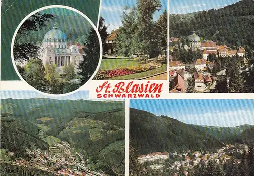 St.Blasien, Schwarzwald, Mehrbildkarte gl1985 F3876