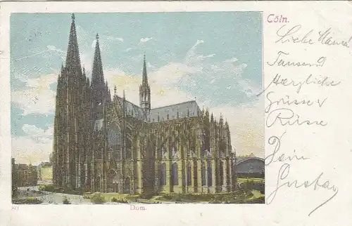 Köln am Rhein, Dom gl1902 F1819