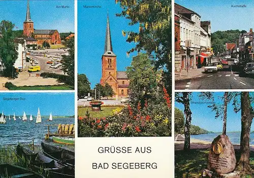 Bad Segeberg, Mehrbildkarte ngl F7685
