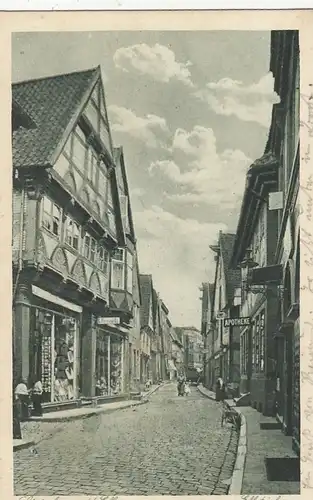 Lauenburg an der Elbe, Elbstrasse gl1929 F5757