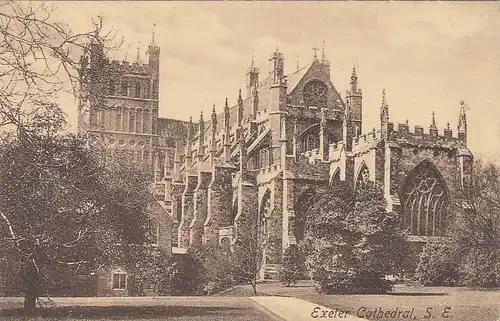 Exeter Cathedral S.E. ngl F3964