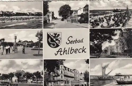Ostseebad Ahlbeck, Mehrbildkarte gl1948? F2619