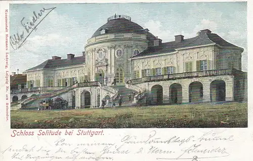 Stuttgart, Schloss Solitude (Gerlingen) gl1907 F1849