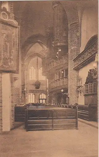 Lüneburg, St.Johanniskirche, Blick auf die Orgel ngl F5812