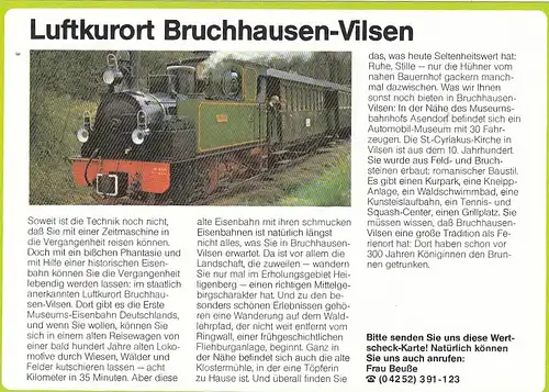 Bruchhausen-Vilsen, Werbekarte ngl F8399