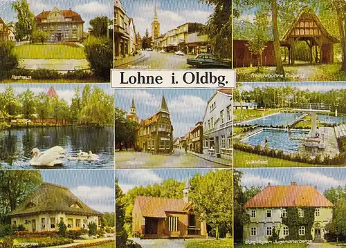 Lohne i.Oldbg. Mehrbildkarte gl1964? F8468