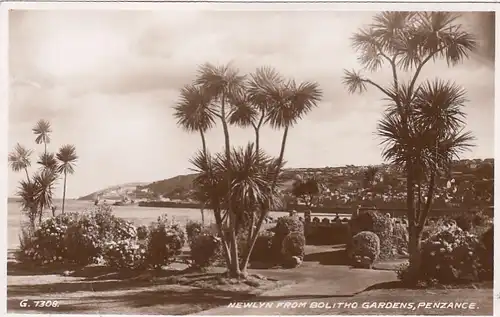 Newlyn from Bolitho Gardens, Penzance gl1930? F2721