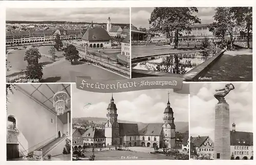 Freudenstadt im Schwarzwald, Mehrbildkarte ngl F1929