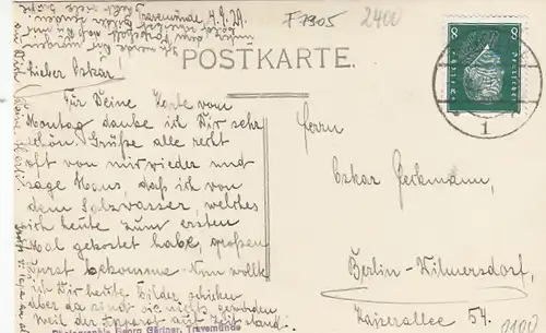 Ostseebad Travemünde, Strandpartie gl1929 F7905