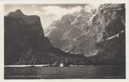 St. Bartholomä am Königssee mit Watzmann ngl F2010