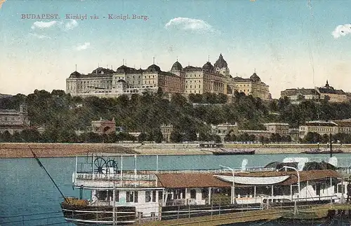 Budapest, Királyi vár, Königl.Burg gl1914 F4803