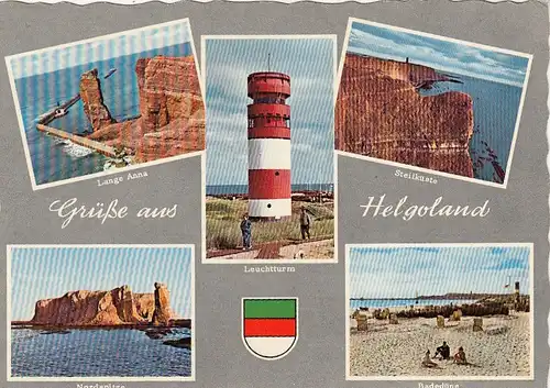 Helgoland, Mehrbildkarte ngl F6022