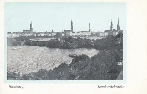 Hamburg, Lombardsbrücke ngl F5412