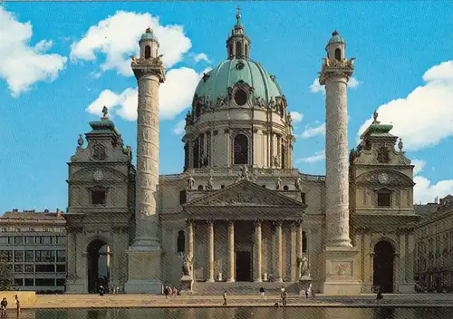 Wien, Karlskirche ngl F4236