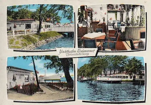 Brunsbüttelkoog, Restaurant "Zum Yachthafen", Mehrbildkarte ngl F6131