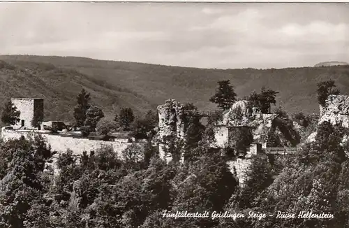 Fünftälerstadt Geislingen (Steige), Ruine Helfenstein ngl F2161