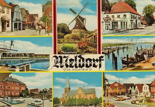 Meldorf, Holstein, Mehrbildkarte gl1986 F6146
