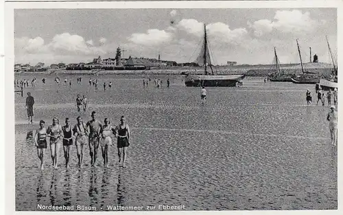 Nordseebad Büsum, Wattenmeer zur Ebbezeit ngl F6156